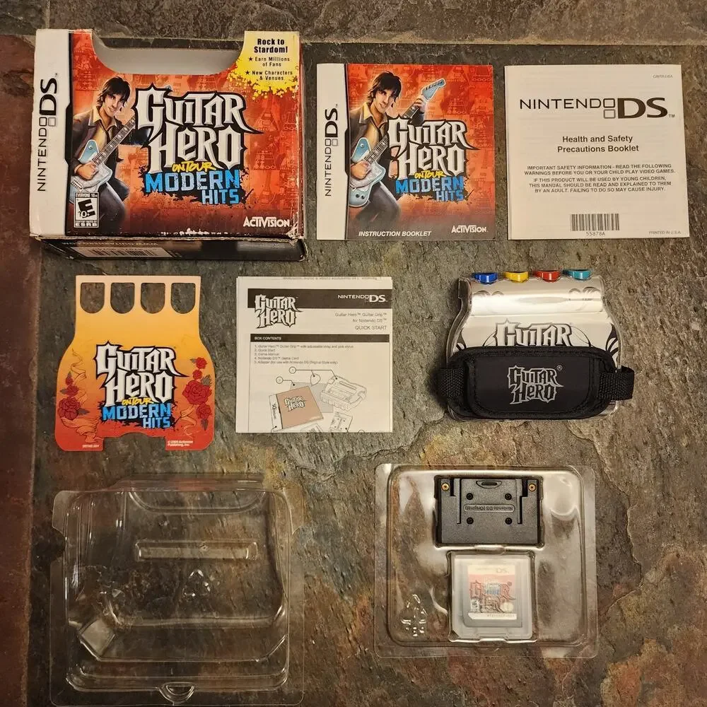 Game - Guitar Hero On Tour: Modern Hits [Guitar Grip Bundle] (CIB+) - DS